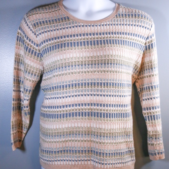 Alfred Dunner Pastel Textured Knit Sweater – Size XL - Picture 5 of 11